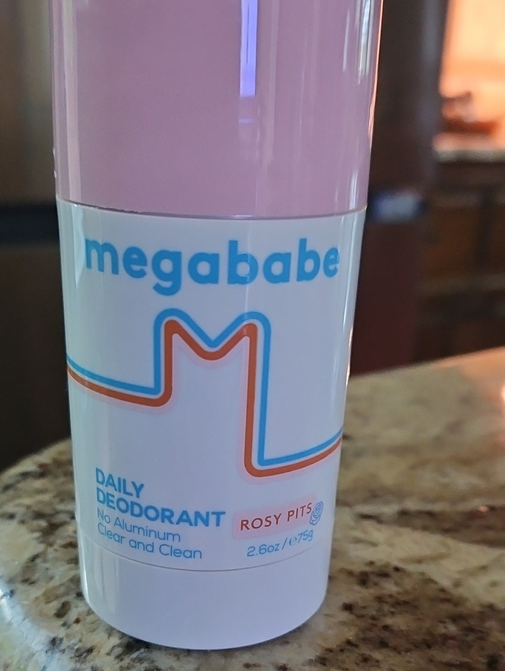 megababe Rosy Pits Daily Deodorant Stick — Pink & White